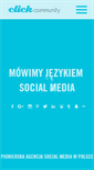 Mobile Screenshot of clickcommunity.pl